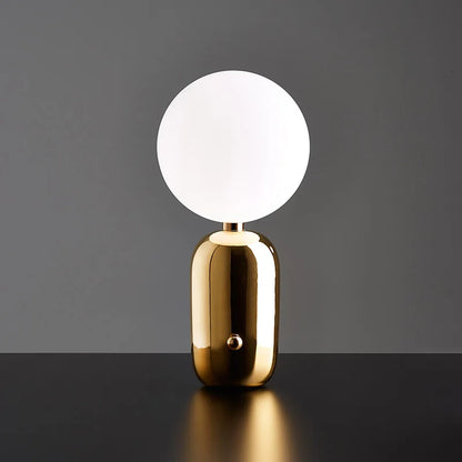 LumeSphere – Skandinavisk Bordslampa med Modernt Design för Vardagsrum och Sovrum