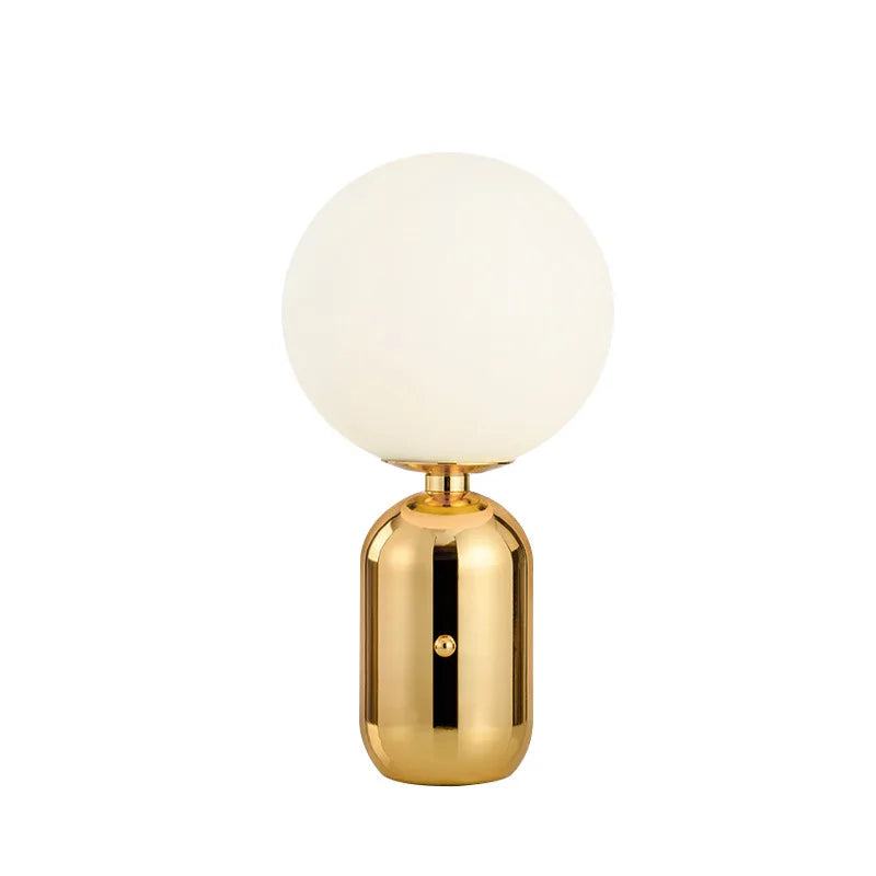 LumeSphere – Skandinavisk Bordslampa med Modernt Design för Vardagsrum och Sovrum