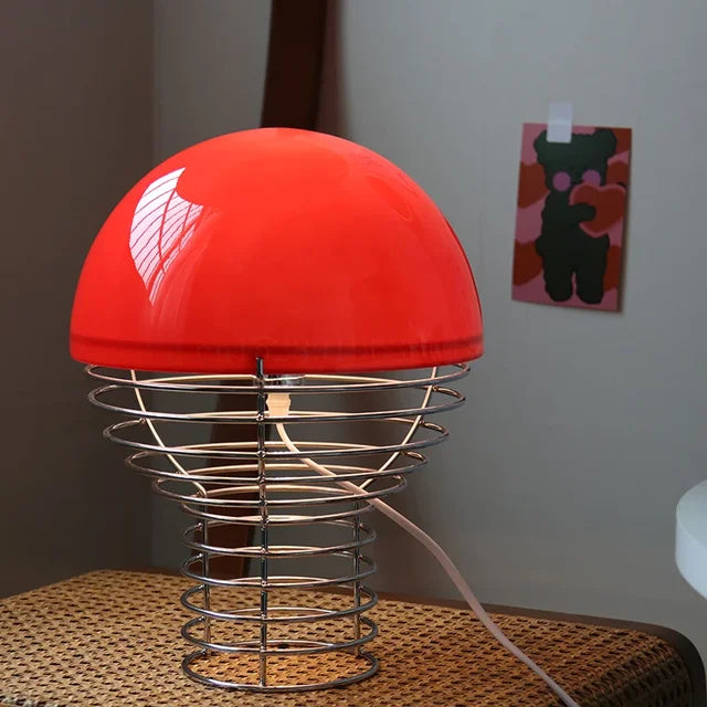 LumeSphere – Glaskeramisk Bordslampa med Skandinaviskt Design