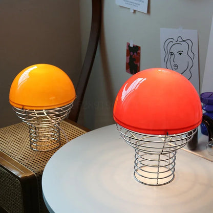 LumeSphere – Glaskeramisk Bordslampa med Skandinaviskt Design