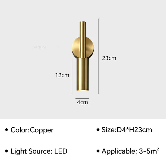 UrbanCopper – Koppart vägglampa med lyxig utstrålning