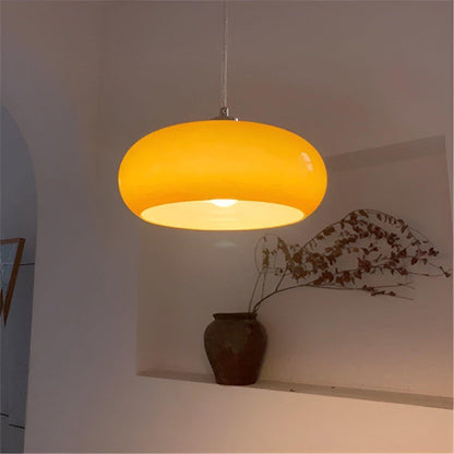 GlassGlow Lampa - Retro Nordisk Glas LED Hänglampa