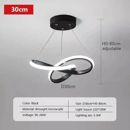 LumiWave - Modern LED Taklampa
