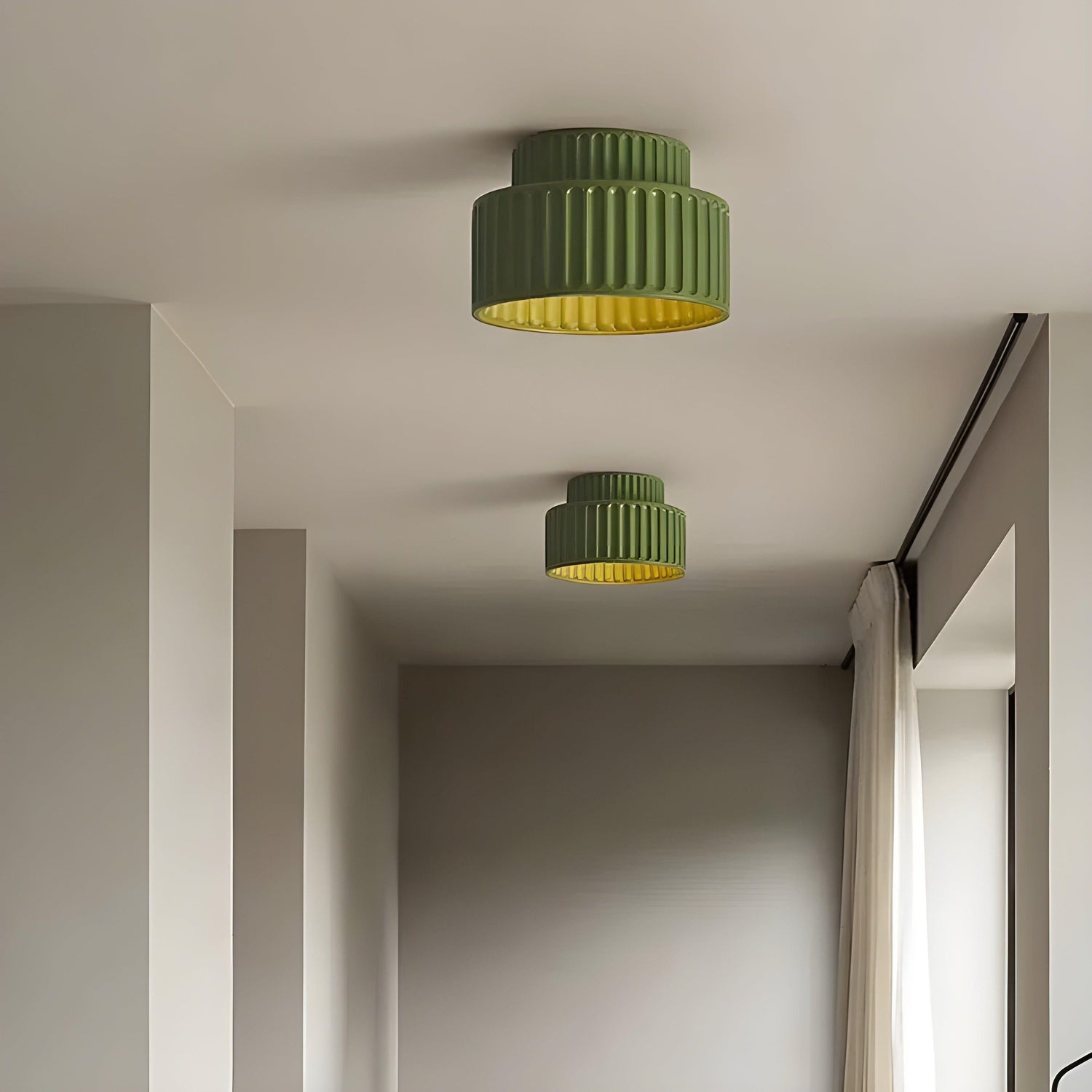 LED-taklampa i kräm - Mjukt ljus för en mysig boendemiljö