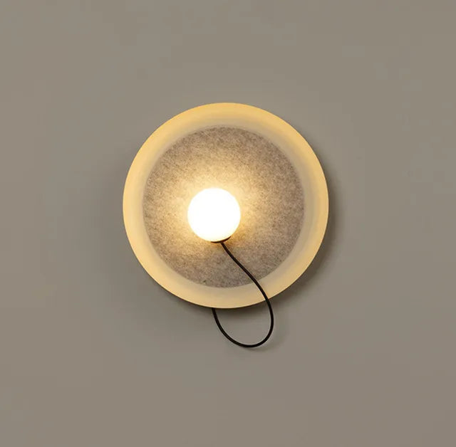 NordicGlow - LED Vägglampa med Glaskula Modern Belysning