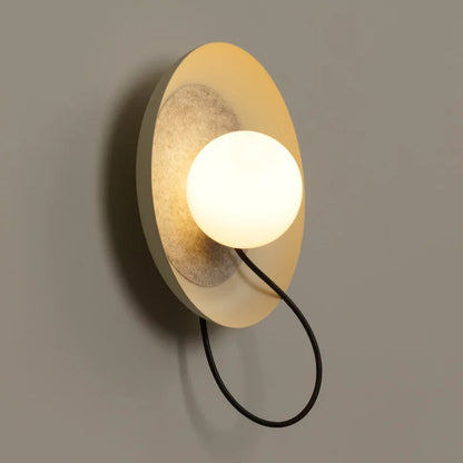 NordicGlow - LED Vägglampa med Glaskula Modern Belysning
