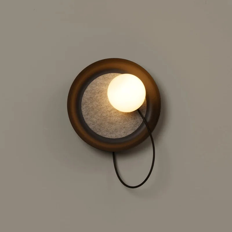 NordicGlow - LED Vägglampa med Glaskula Modern Belysning