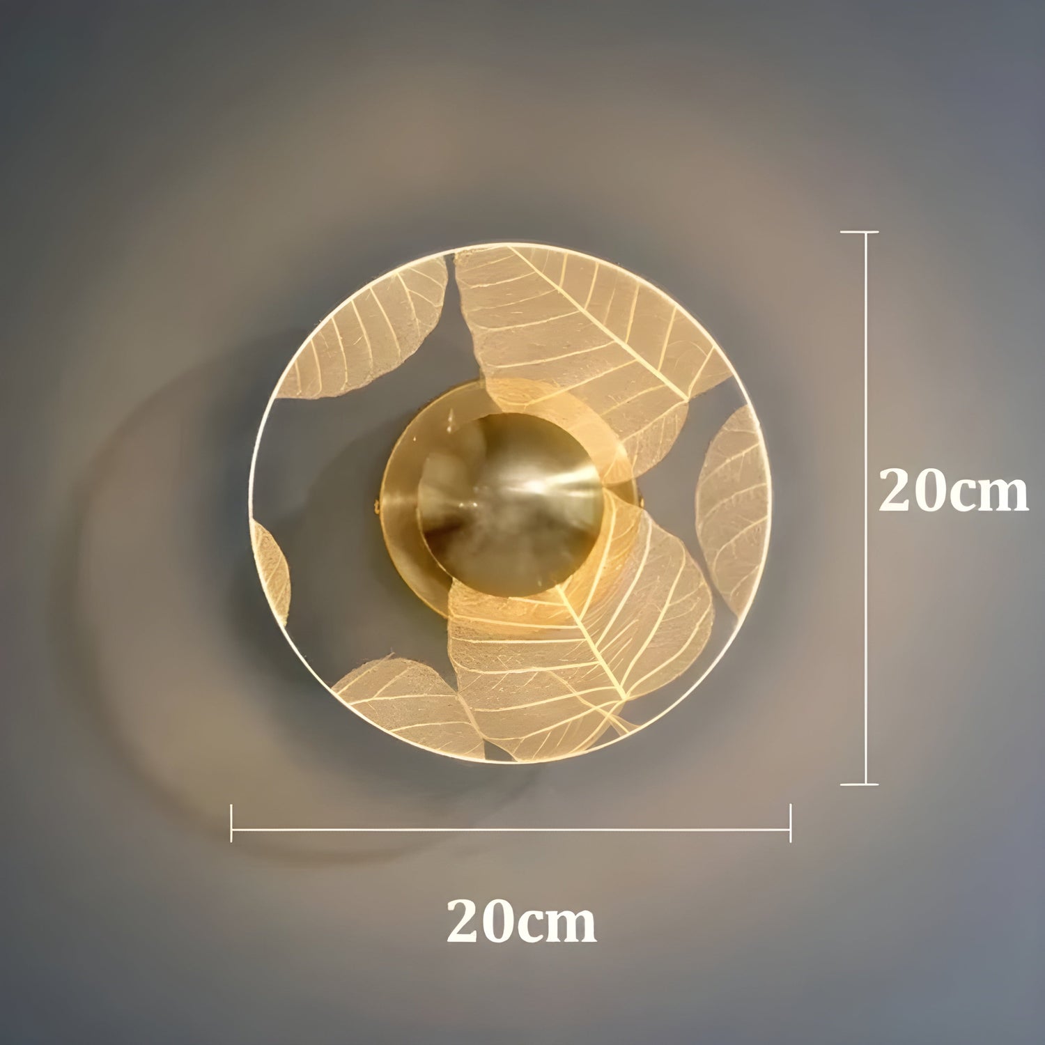 FlorenceGlow Light – Skandinavisk Rund LED-vägglampa