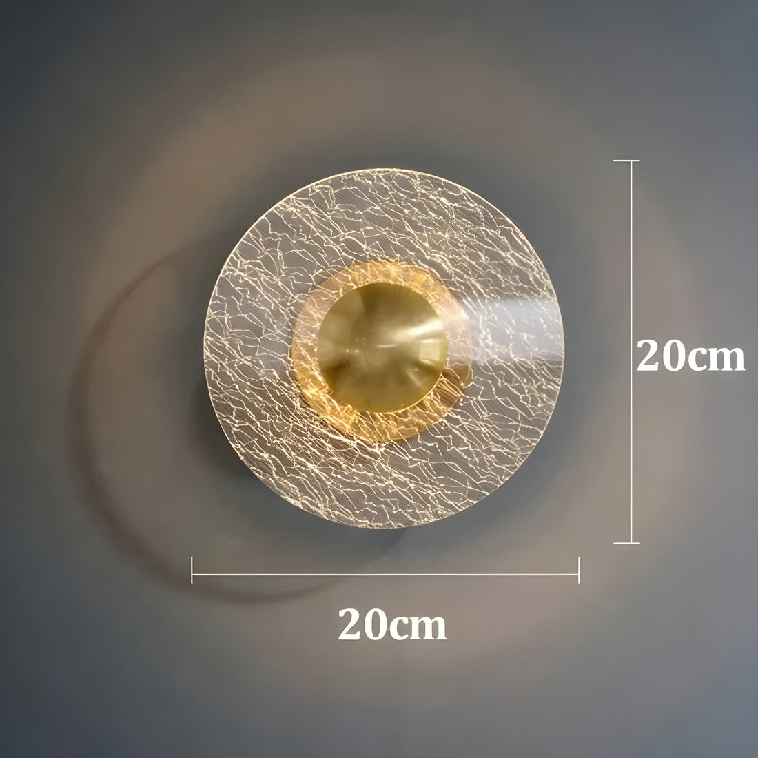 FlorenceGlow Light – Skandinavisk Rund LED-vägglampa