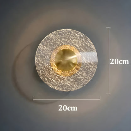 FlorenceGlow Light – Skandinavisk Rund LED-vägglampa