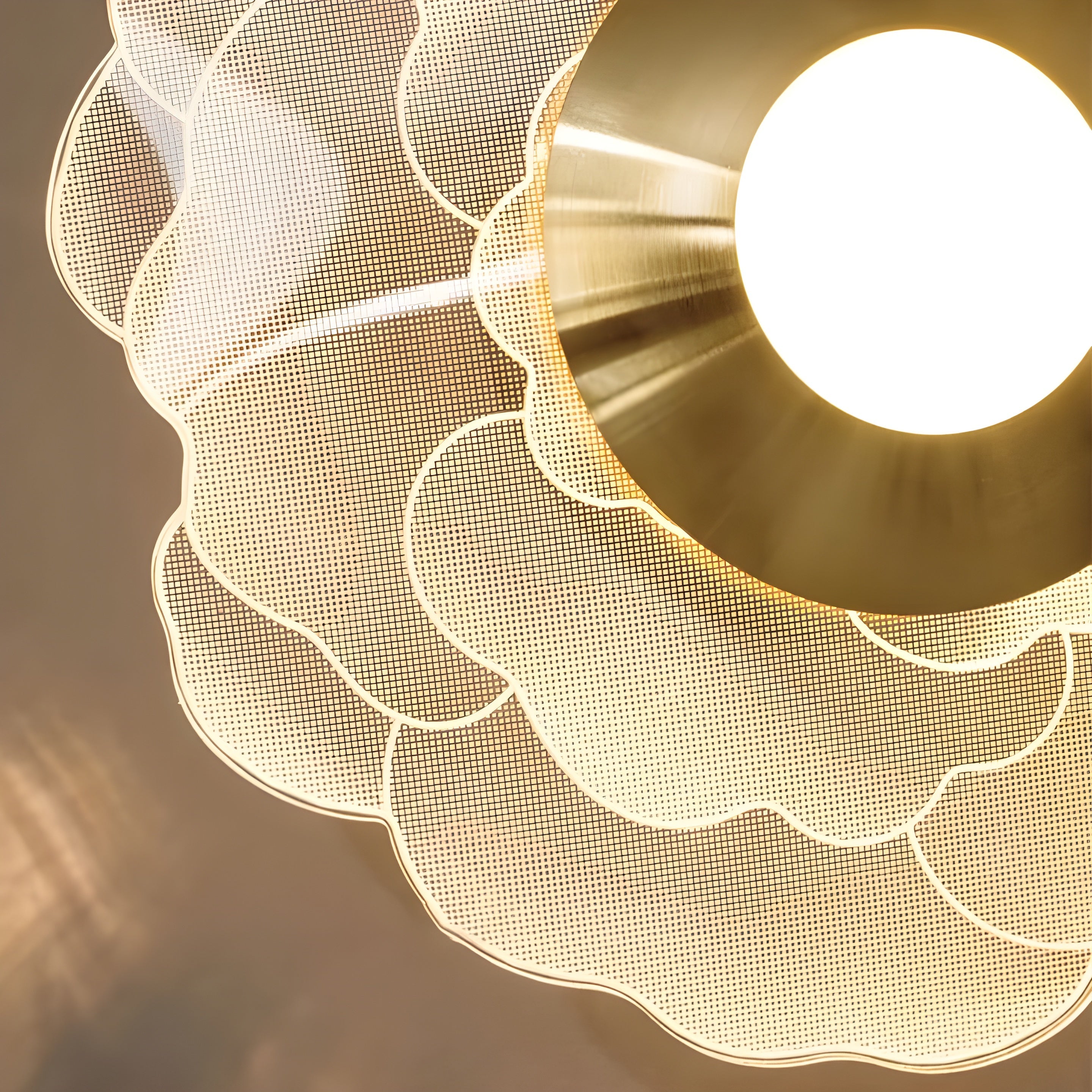 FlorenceGlow Light – Skandinavisk Rund LED-vägglampa