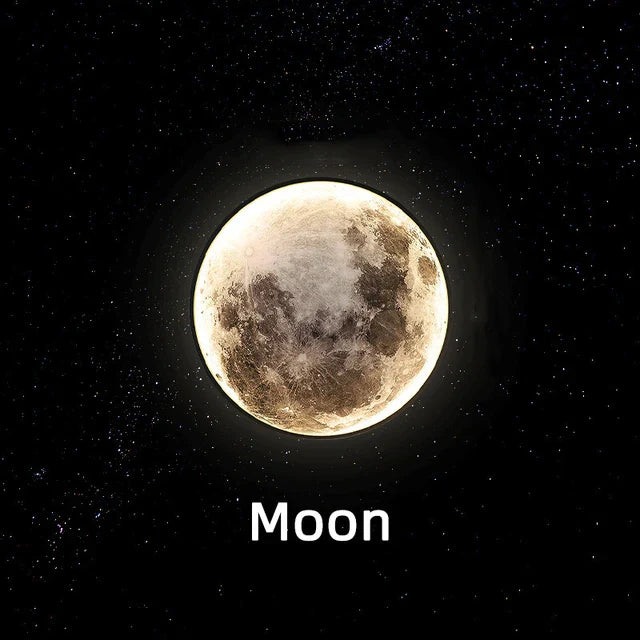 LunaGlow - Modern Månvandlamp