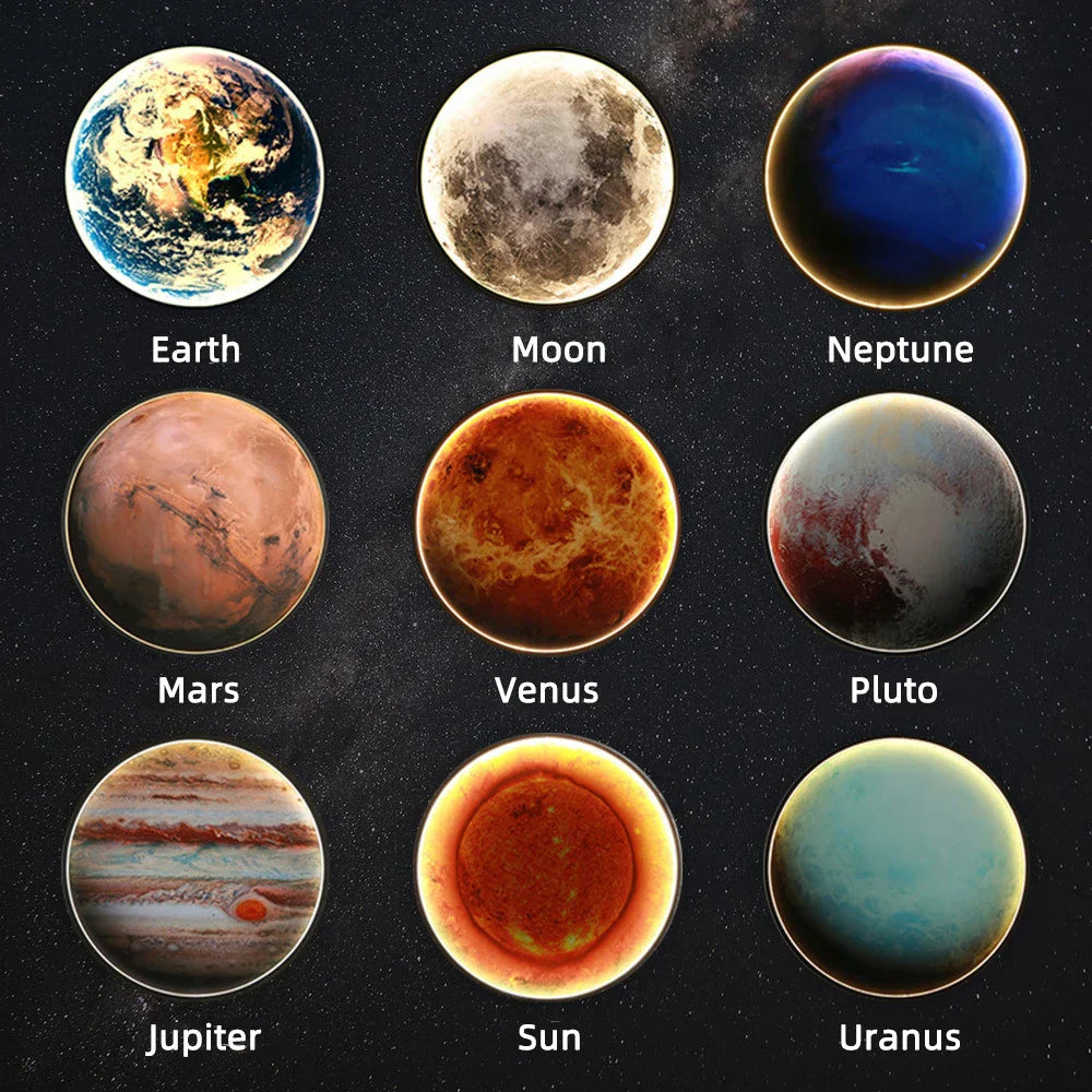 LunaGlow - Modern Månvandlamp