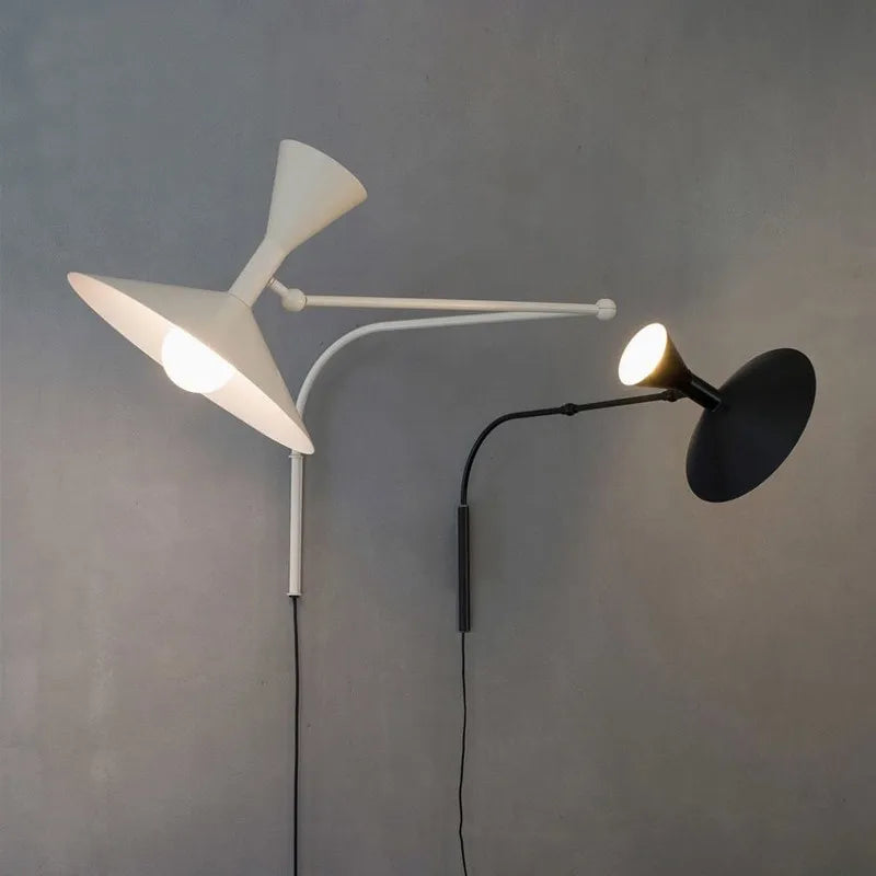 LumiFlex - Nordisk Svänggavel - Justerbar LED Läsarmatur för Boende- och Arbetsutrymmen