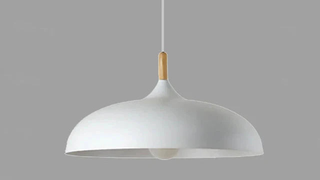 Ekfärgad Taklampa med Skandinavisk Charm