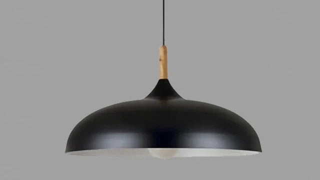 Ekfärgad Taklampa med Skandinavisk Charm