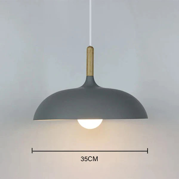 NordicAura - Plafondlampa i Skandinavisk Ek