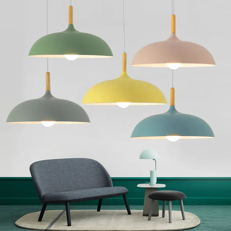 NordicAura - Plafondlampa i Skandinavisk Ek