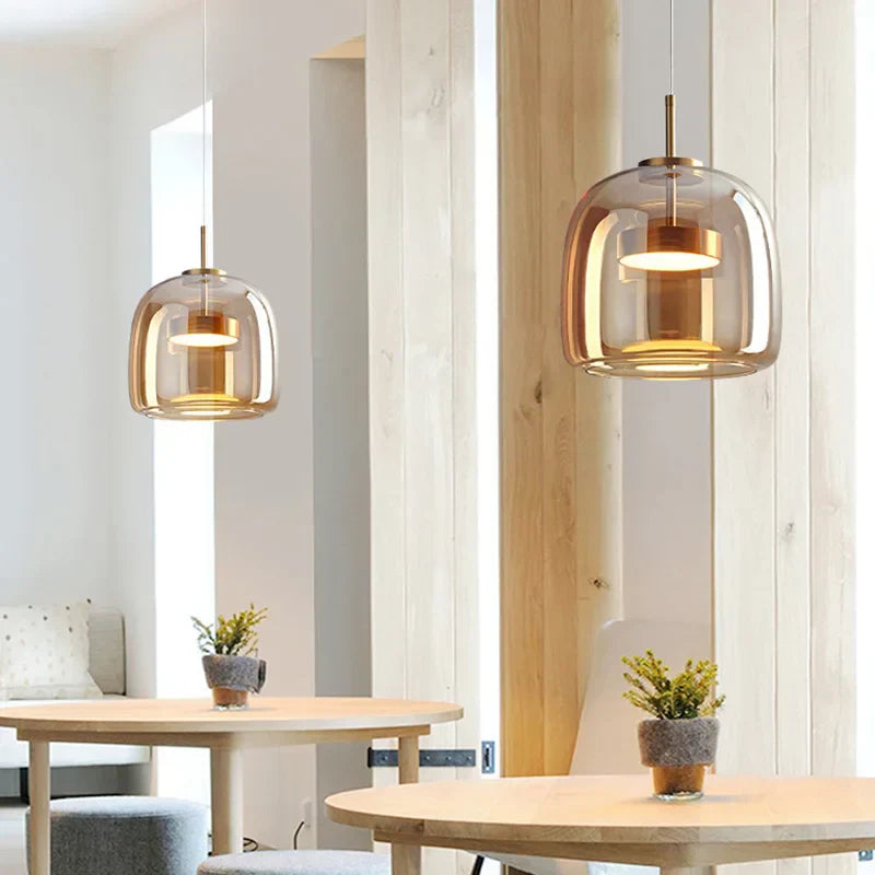 TransparantLicht - Minimalistisk Glas Hänglampa