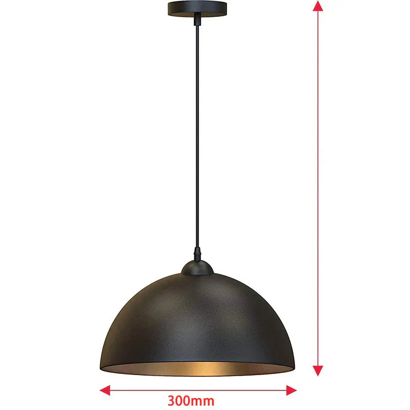 AuraDome - Hänglampa med kupolformad lampskärm
