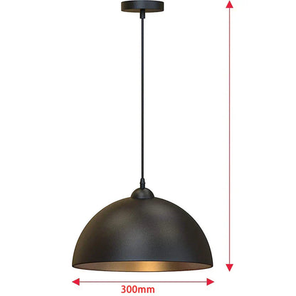 AuraDome - Hänglampa med kupolformad lampskärm
