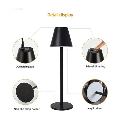 Nordic Sarios - Sladdlös uppladdningsbar lampa