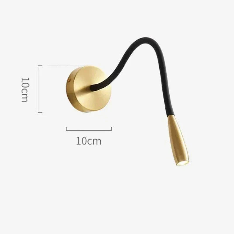 FlexiGlow - Modern LED Vägglampa med Justerbar Arm
