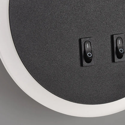 USBGlow - Modern LED Vägglampa med USB Laddningsfunktion – Dimbart Ljus