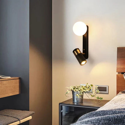 GlowLine – Minimalistisk nordisk LED-vägglampa för sovrum och vardagsrum