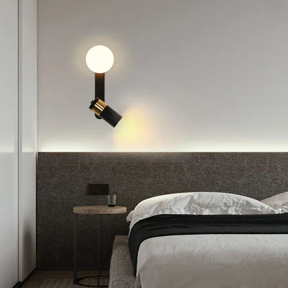 GlowLine – Minimalistisk nordisk LED-vägglampa för sovrum och vardagsrum