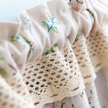 Nordic Bloom Kök Skåp Gardin