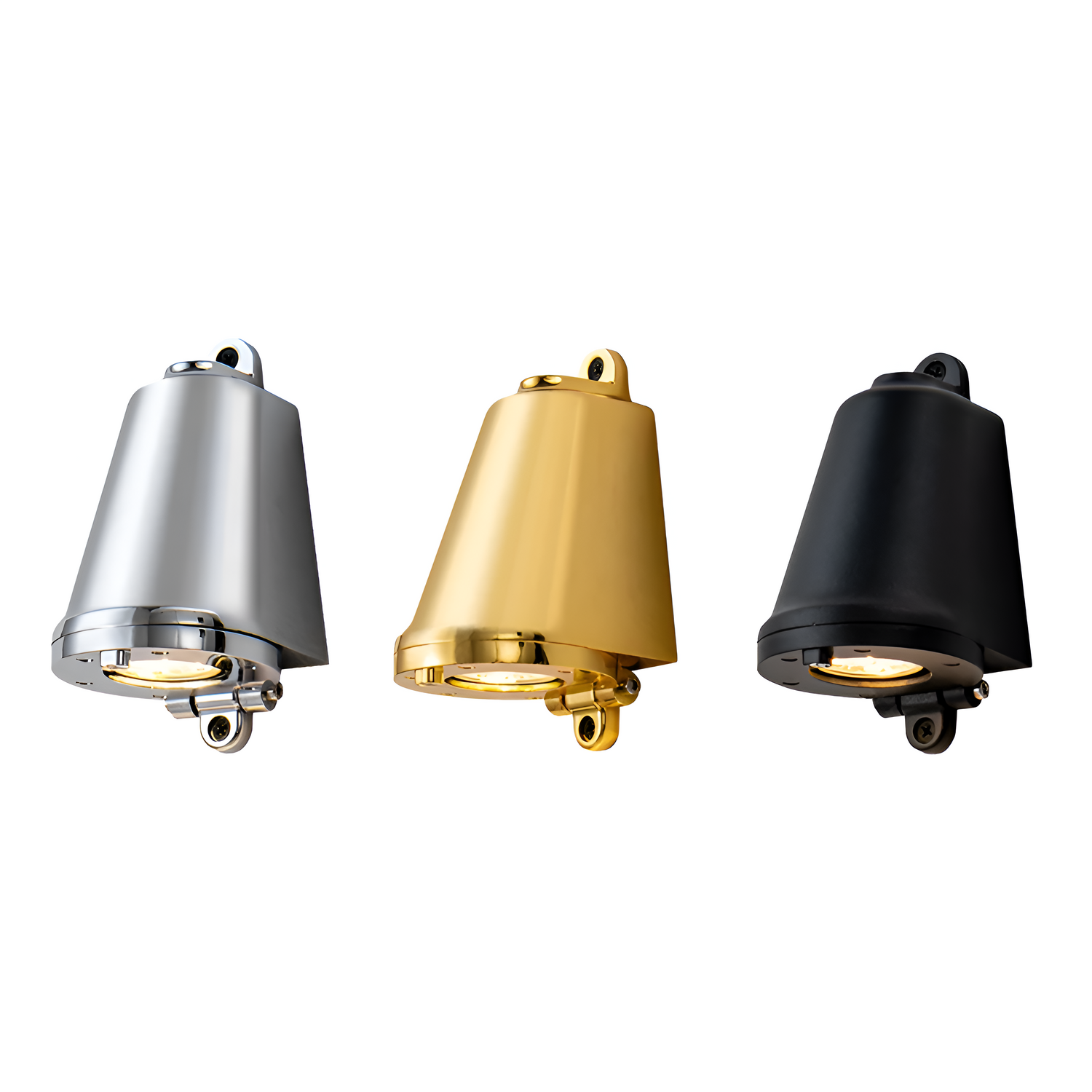 Minimalistisk LED-utomhusvägglampa i aluminium – väderbeständig