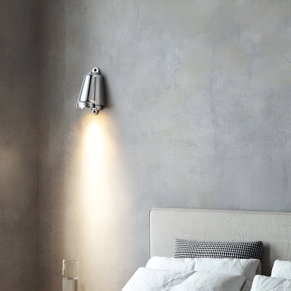 Minimalistisk LED-utomhusvägglampa i aluminium – väderbeständig