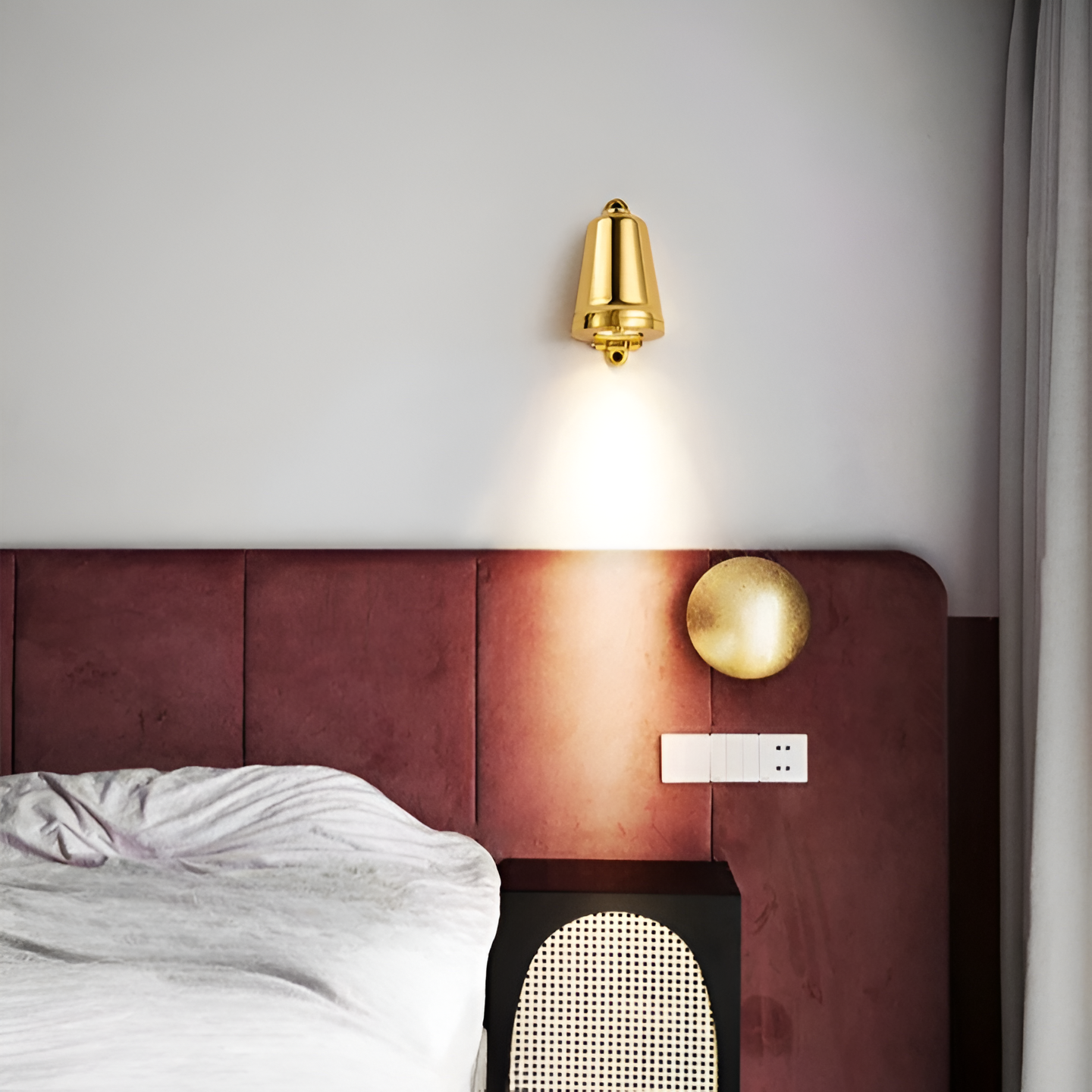 Minimalistisk LED-utomhusvägglampa i aluminium – väderbeständig