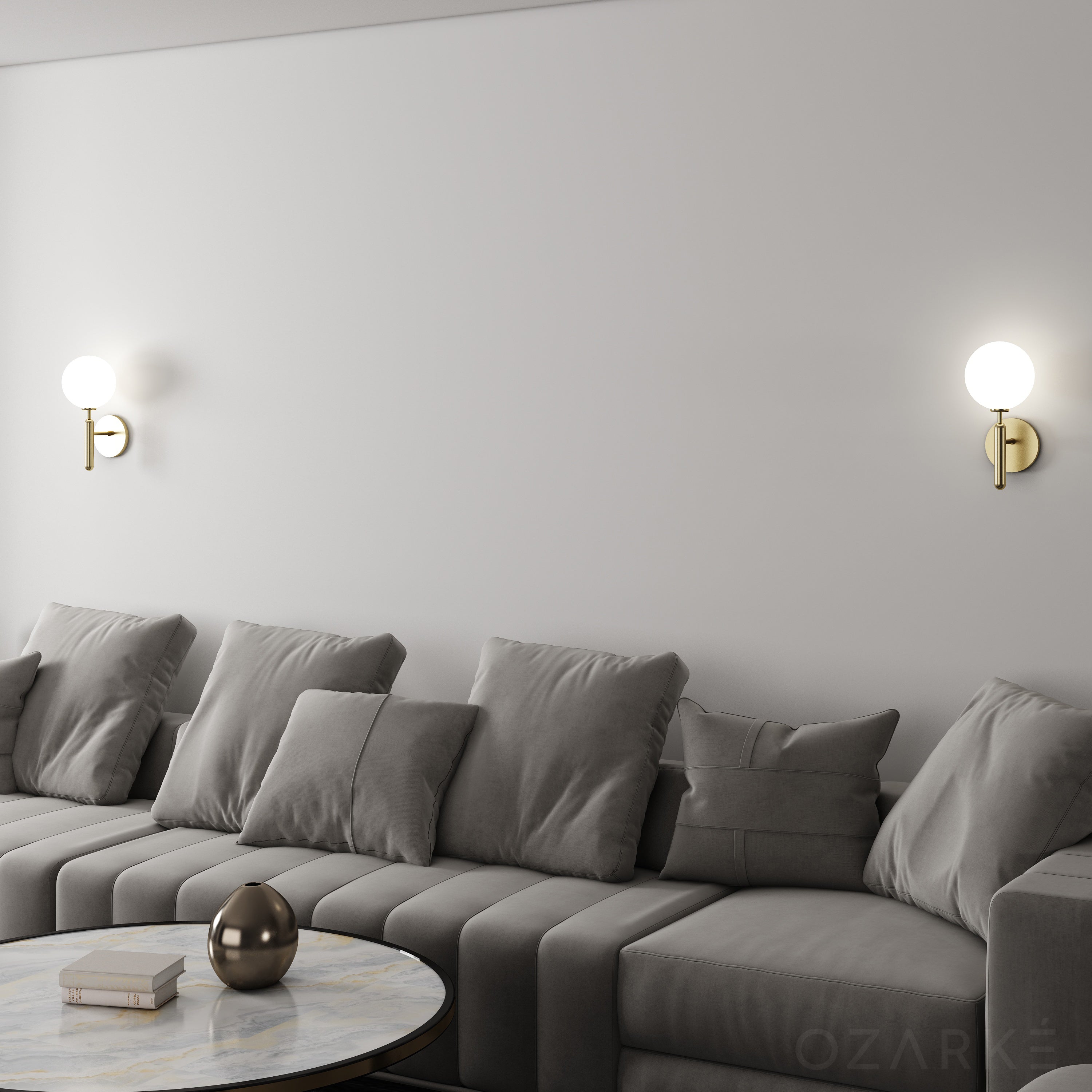 Nordic Luxe Vägglampa - Modern Design och Högkvalitativa Material