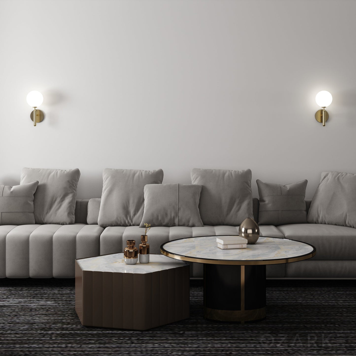 Nordic Luxe Vägglampa - Modern Design och Högkvalitativa Material