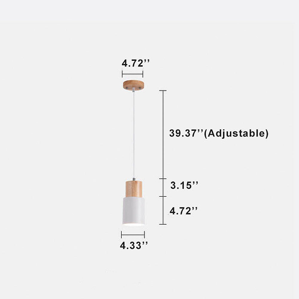 Pendulum Modern Trä Svart Cylinderarmatur
