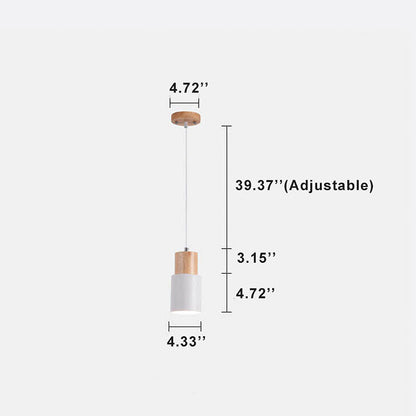 Pendulum Modern Trä Svart Cylinderarmatur
