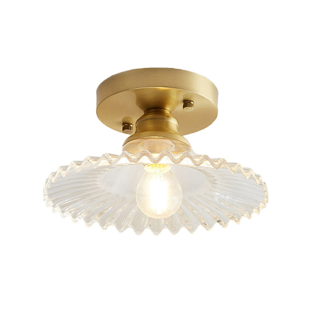 Taklampa Modern Glas Semi Flush Lampa
