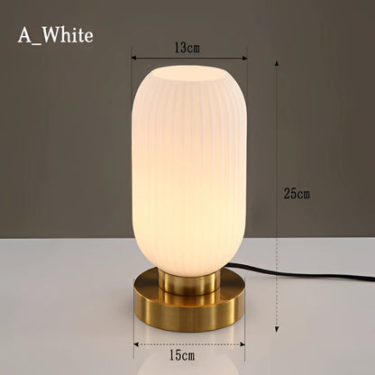 Nordic Amber Bordslampa – Glaskälla i modern design, 40W LED