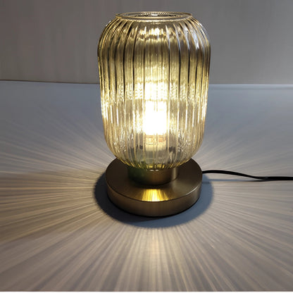 Nordic Amber Bordslampa – Glaskälla i modern design, 40W LED