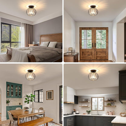 Minimalistisk Glaskristallampa