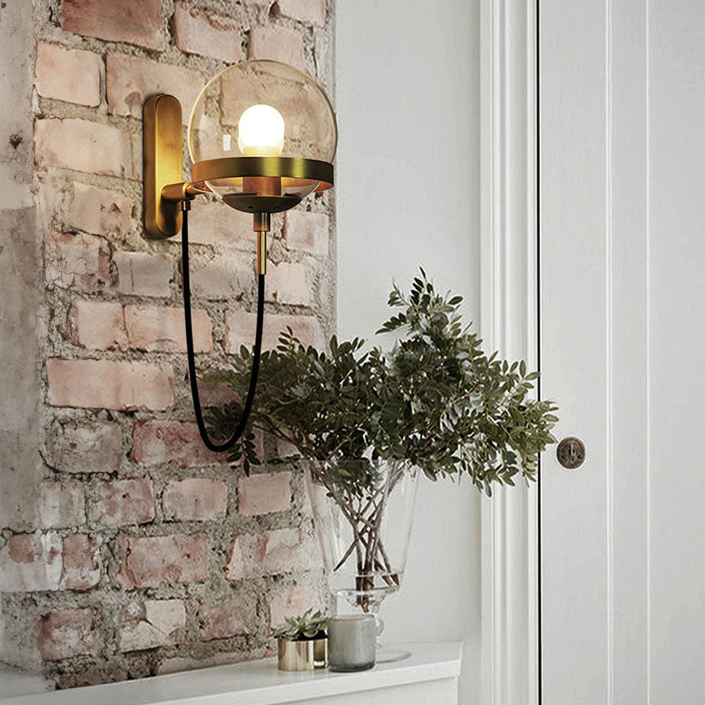 Unik Glasboll Vägglampa