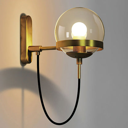 Unik Glasboll Vägglampa
