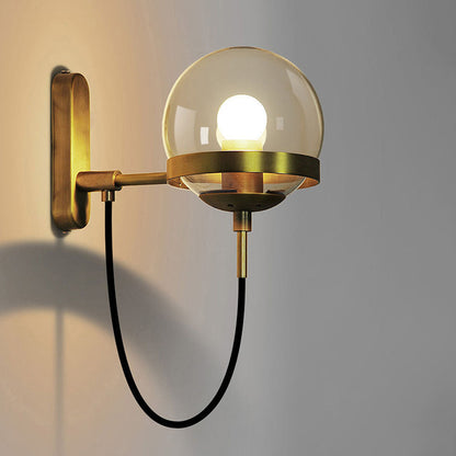 Unik Glasboll Vägglampa
