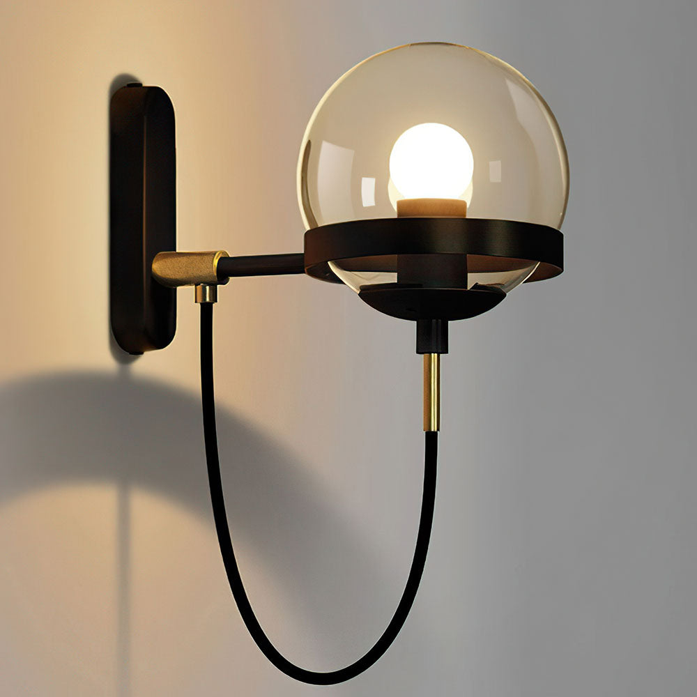 Unik Glasboll Vägglampa