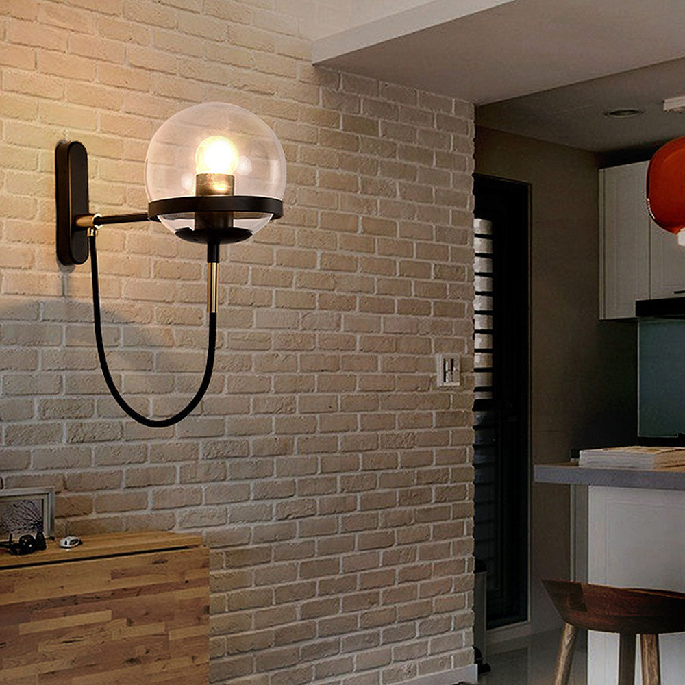 Unik Glasboll Vägglampa