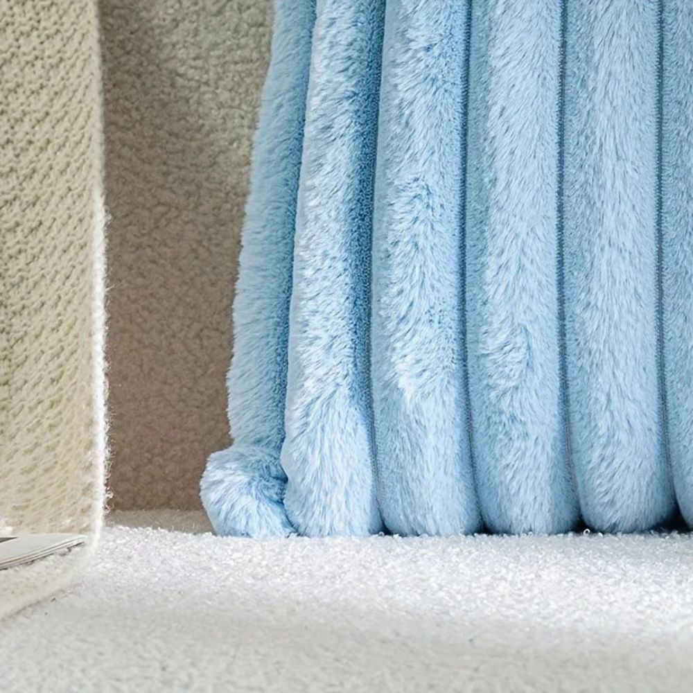 Nouvia Fusk Päls Plush Kuddeöverdrag