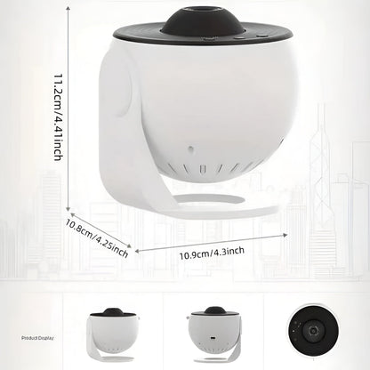 Mundlampa med stjärnprojektion – Stämningsfull LED-belysning för sovrum och barnrum