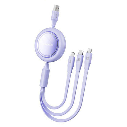 Praktiskt 3i1 laddkabel